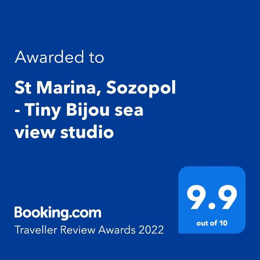 Tiny Bijou Sea View Studio - Santa Marina - سوزوبول المظهر الخارجي الصورة